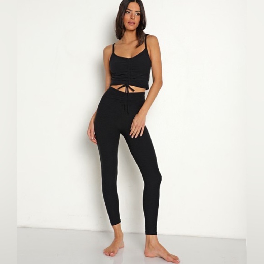 Beyond Yoga Spacedye Centered Midi Legging Darkest Knight NWT - Picture 11 of 13